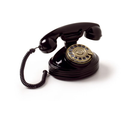 Retro telefon-dekorace